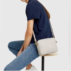 Quince Cream Crossbody Bag
